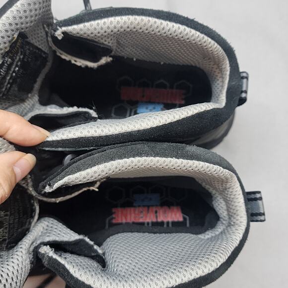 Wolverine Men's Black Size 12EW‎ GORE-TEX Waterproof Thinsulate Work Boots - Picture 8 of 10